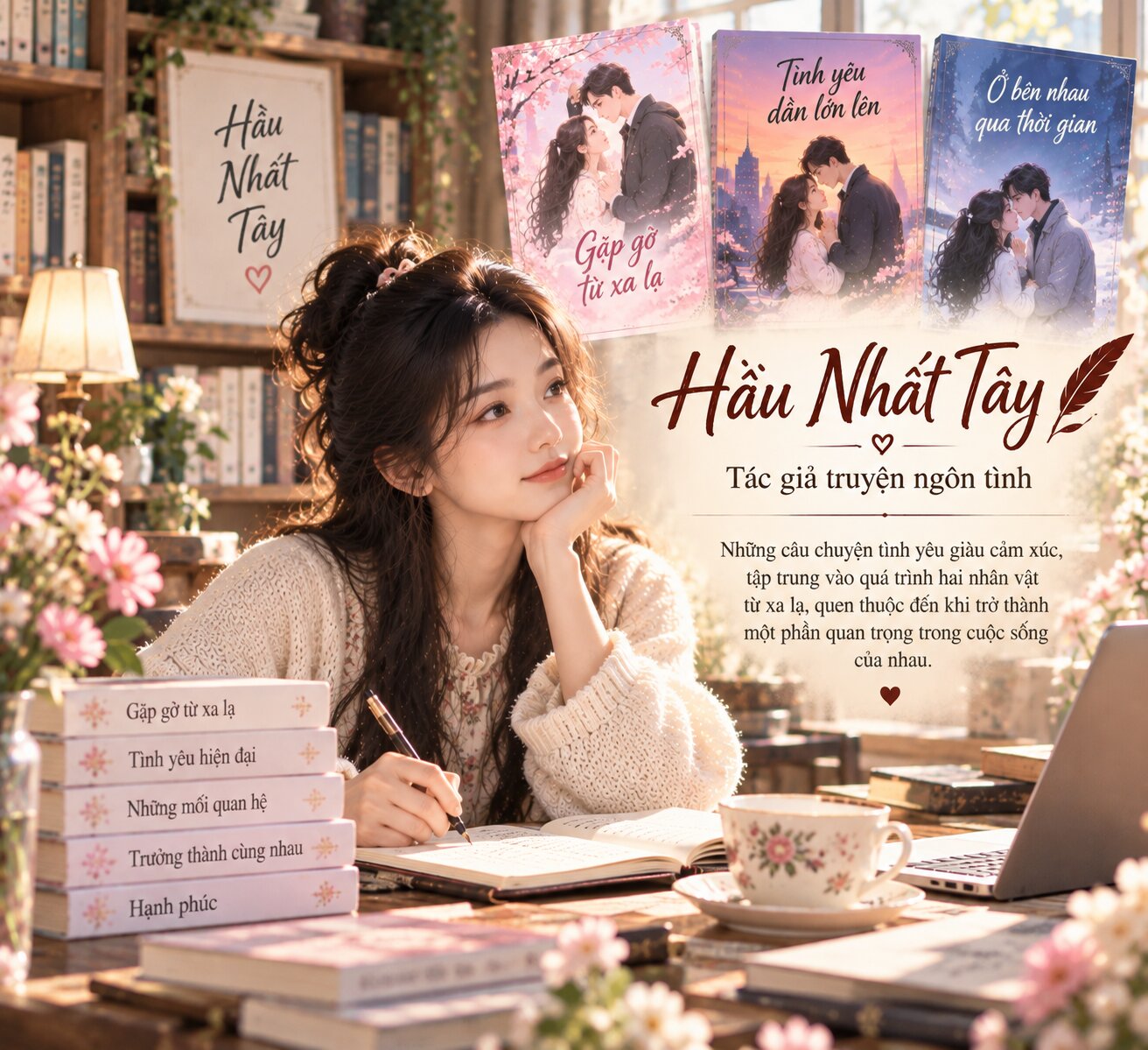 Hầu Nhất Tây – tác giả truyện ngôn tình hiện đại và thanh xuân Trung Quốc