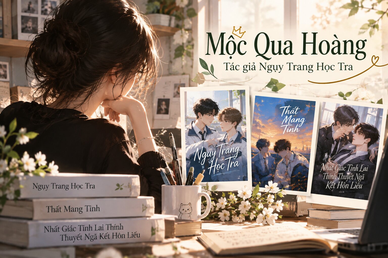Mộc Qua Hoàng – tác giả truyện đam mỹ Trung Quốc nổi tiếng với Ngụy Trang Học Tra và nhiều tiểu thuyết thanh xuân