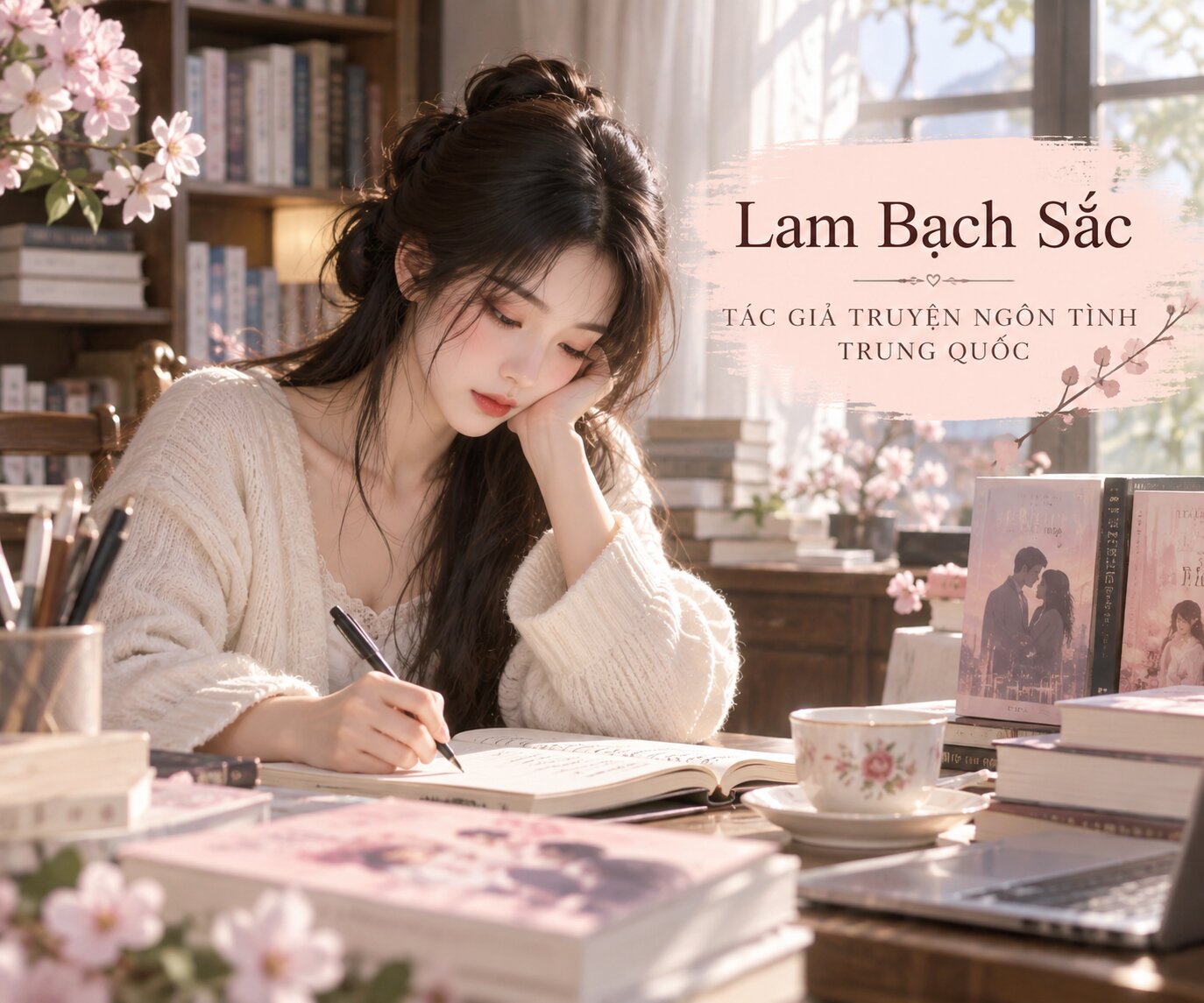 Lam Bạch Sắc – tác giả truyện ngôn tình hiện đại Trung Quốc với nhiều tiểu thuyết tình cảm nổi bật