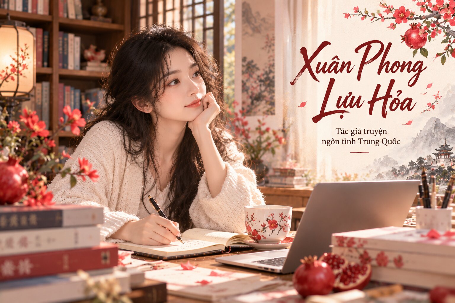 Xuân Phong Lựu Hỏa là tác giả truyện mạng Trung Quốc nổi bật với các tiểu thuyết ngôn tình thanh xuân, trọng sinh và tình yêu hiện đại