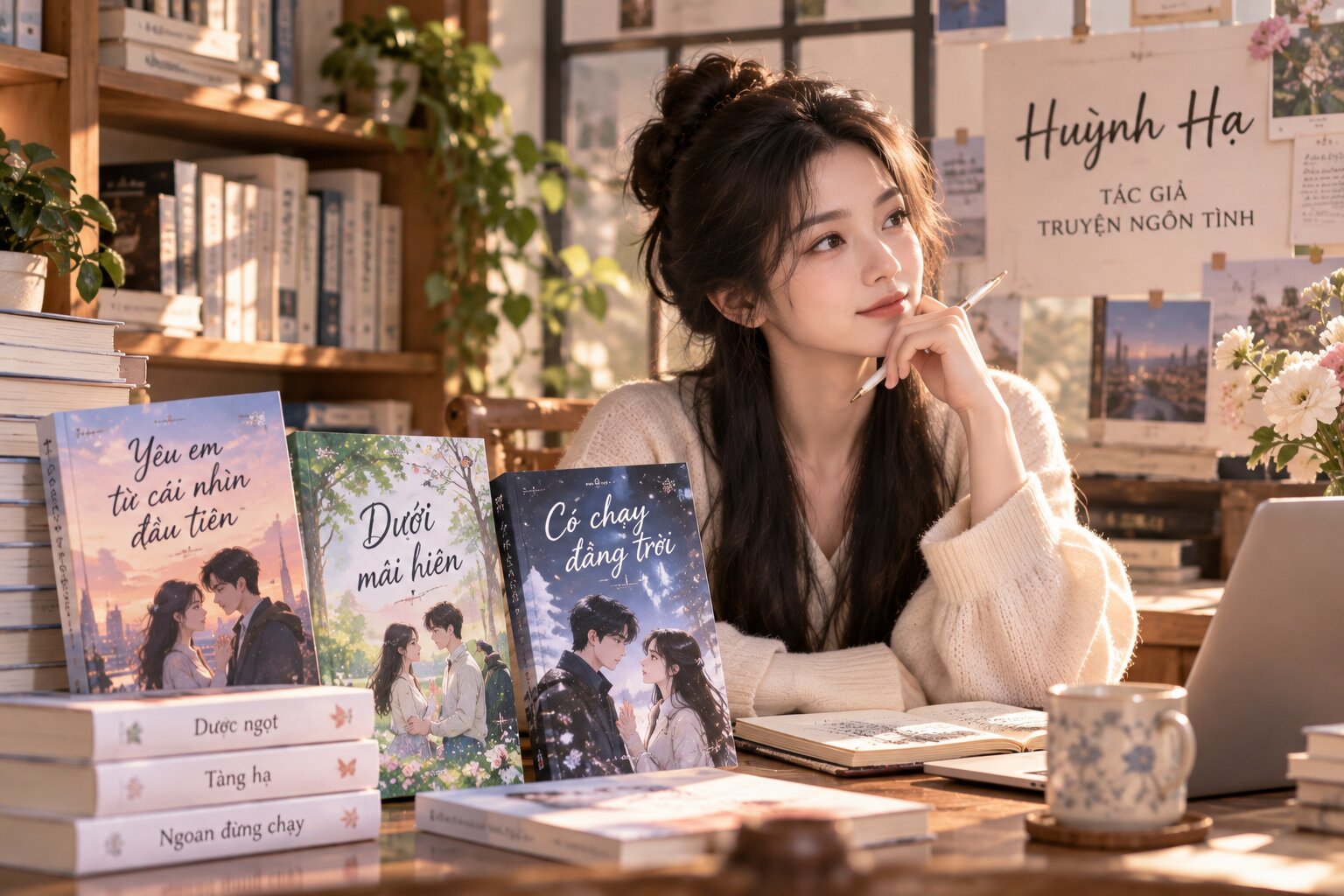 Huỳnh Hạ – tác giả truyện ngôn tình quân nhân, trọng sinh và nữ cường Trung Quốc