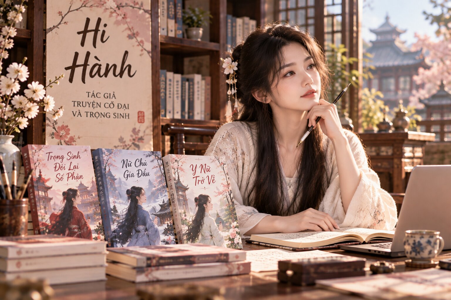Hi Hành – tác giả truyện cổ đại, trọng sinh và nữ cường Trung Quốc với nhiều tiểu thuyết nổi bật