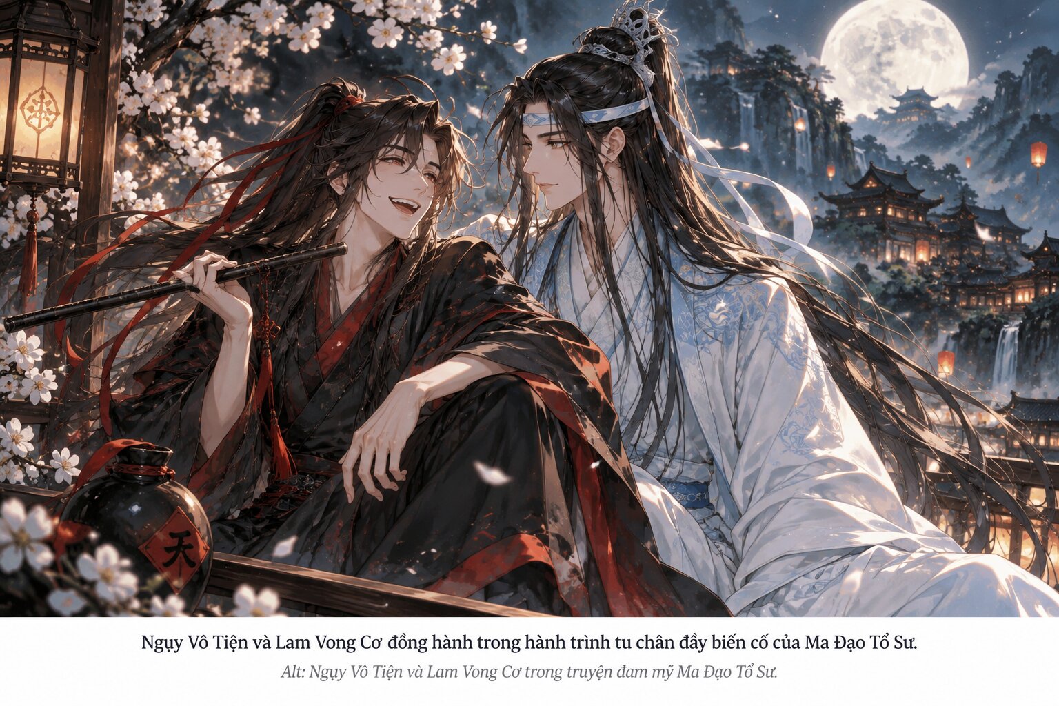 Ngụy Vô Tiện và Lam Vong Cơ đồng hành giữa những biến cố trong Ma Đạo Tổ Sư