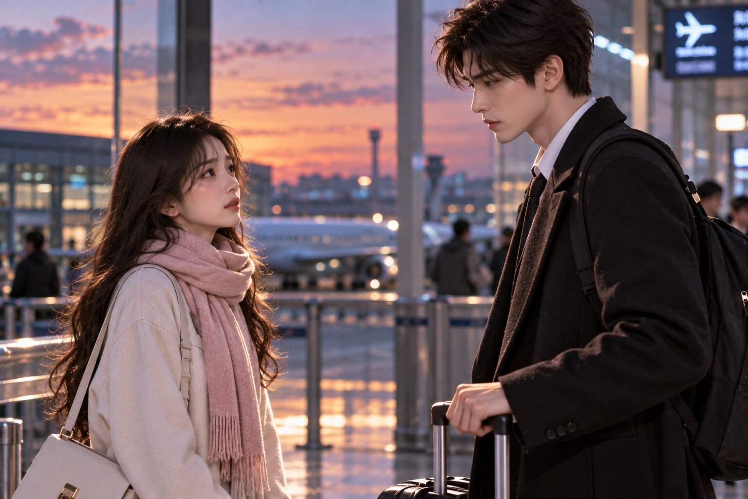 Hai nhân vật chính đứng trong căn nhà chung nhưng giữa họ tồn tại khoảng cách sau một hiểu lầm, cả hai đều muốn nói chuyện nhưng chưa ai chủ động bước tới