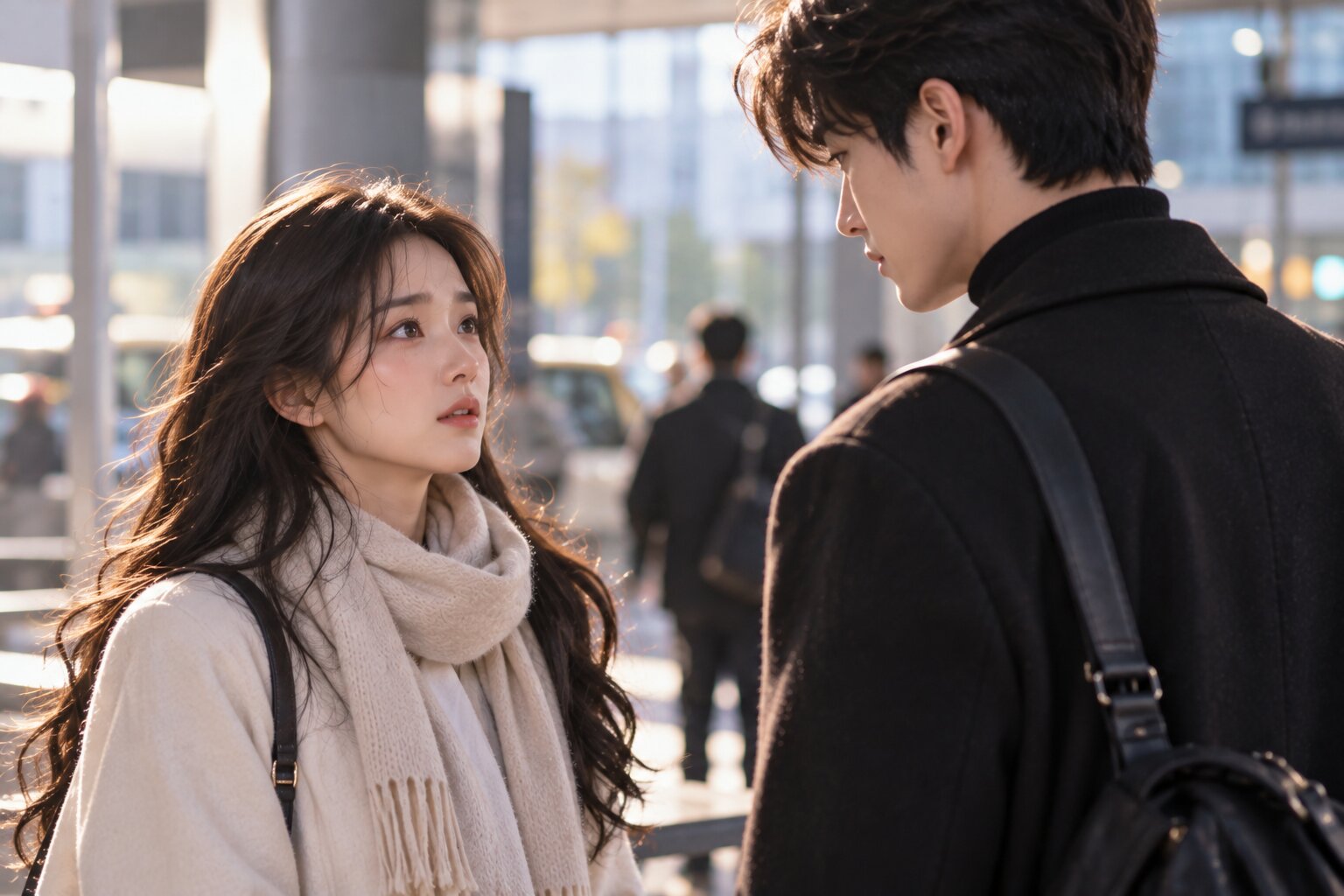 Khương Mộ gặp lại Cận Triều sau nhiều năm xa cách, cả hai đứng đối diện nhau với cảm giác vừa quen thuộc vừa xa lạ