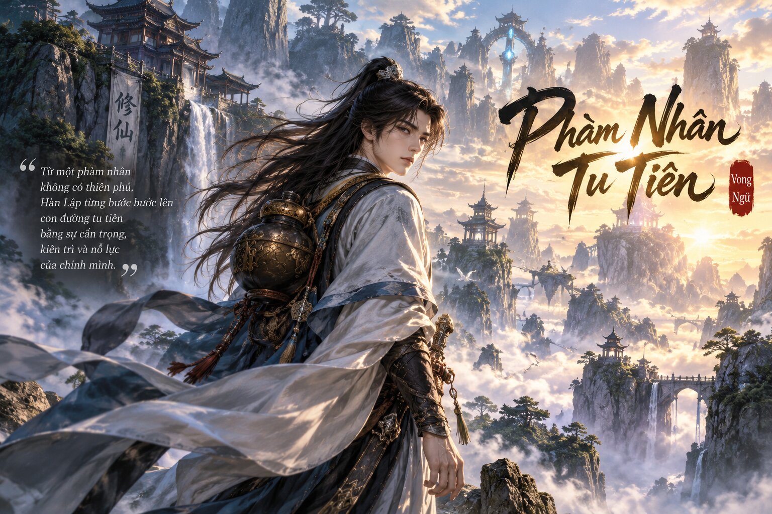 Hàn Lập từ một phàm nhân bình thường từng bước bước vào con đường tu tiên, dựa vào sự cẩn trọng, kiên trì và ý chí để vượt qua vô số thử thách